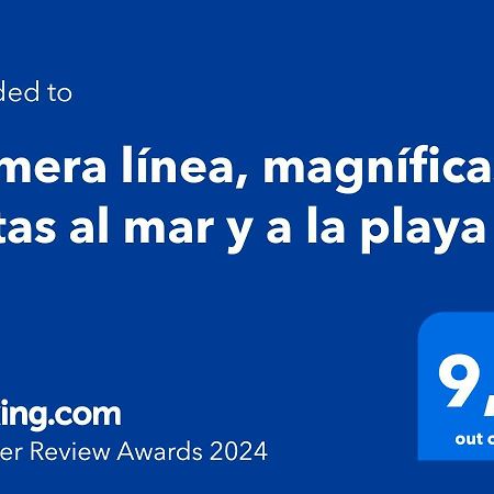 Primera Linea, Magnificas Vistas Al Mar Y A La Playa Retamar  Dış mekan fotoğraf